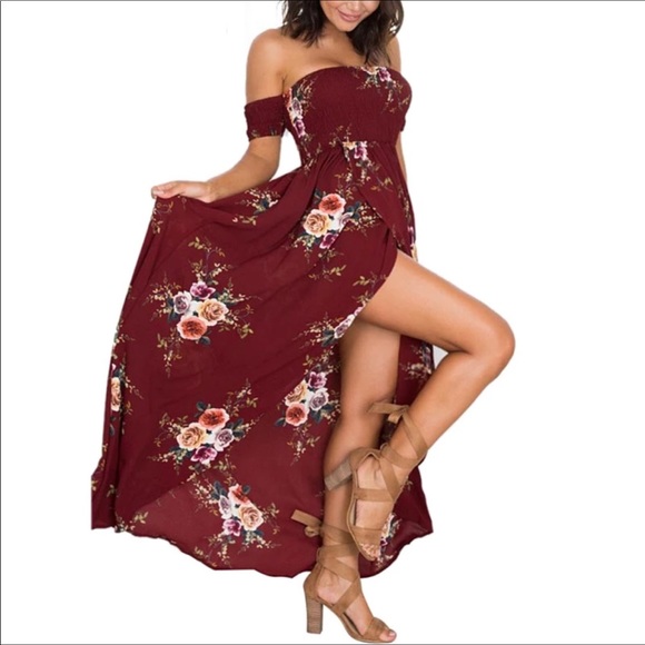 🌹Last one🌹Boho Floral Maxi dress - Picture 2 of 8